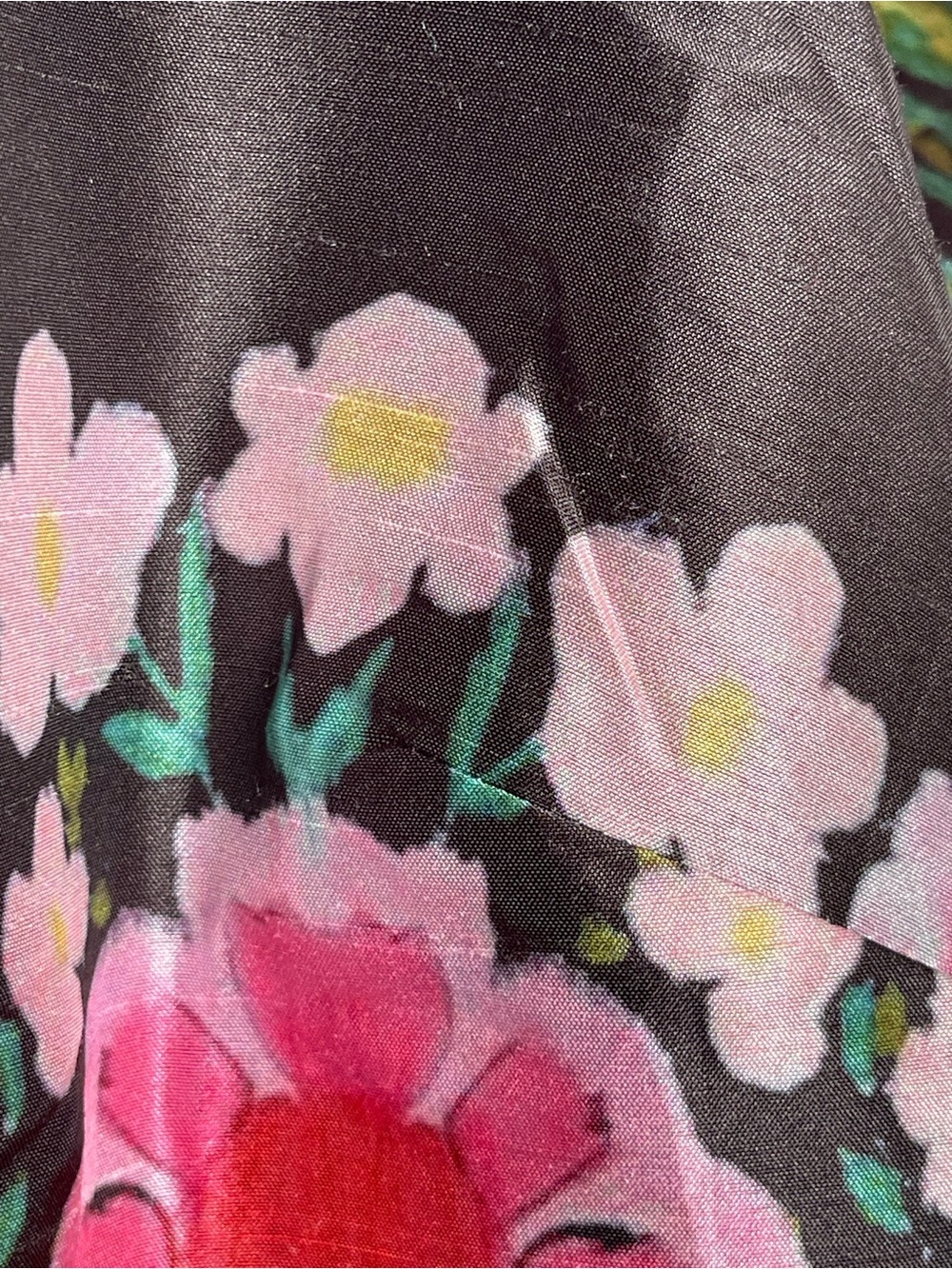 Hutch Ellia Mini Dress Black Multicolor Floral Size 1X - Picture 15 of 16